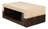 Rowan Mango Wood Brown Rectangular Coffee Table Coffee Tables LOOMLAN By Sarreid