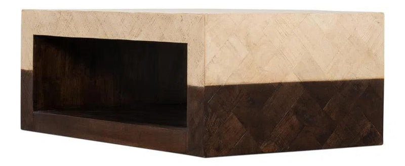 Rowan Mango Wood Brown Rectangular Coffee Table Coffee Tables LOOMLAN By Sarreid