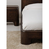 Rowan Wood Dark Brown Kind Bed Beds LOOMLAN By Moe's Home