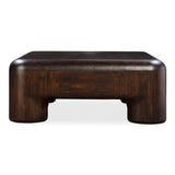 Rowan Wood Dark Brown Rectangular Coffee Table Coffee Tables LOOMLAN By Moe's Home