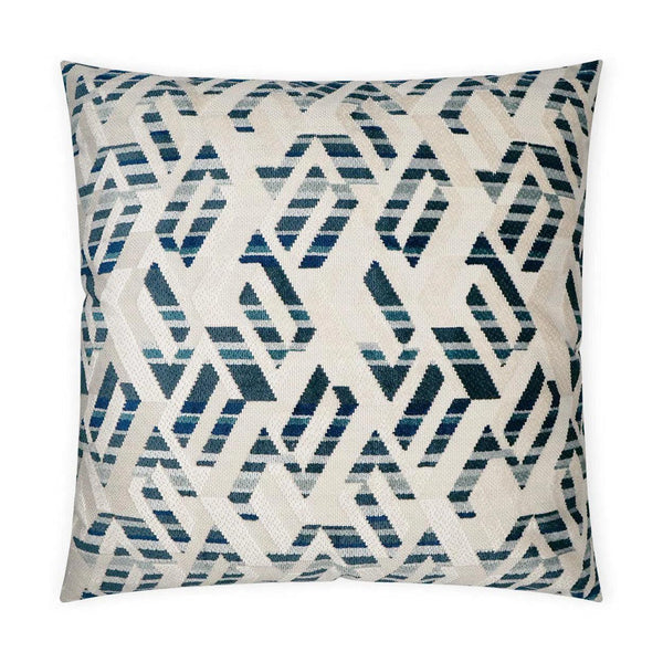 Rubicon Marine Blue Throw Pillow With Insert Throw Pillows LOOMLAN By D.V. Kap