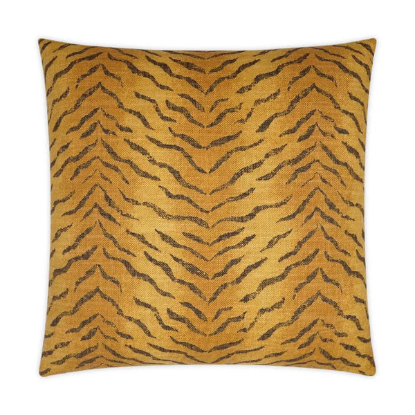 Ruolan Saffron Animal Tan Taupe Large Throw Pillow With Insert Throw Pillows LOOMLAN By D.V. Kap