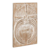 Rupert Natural Wood Carved Panel Room Dividers LOOMLAN By Sarreid