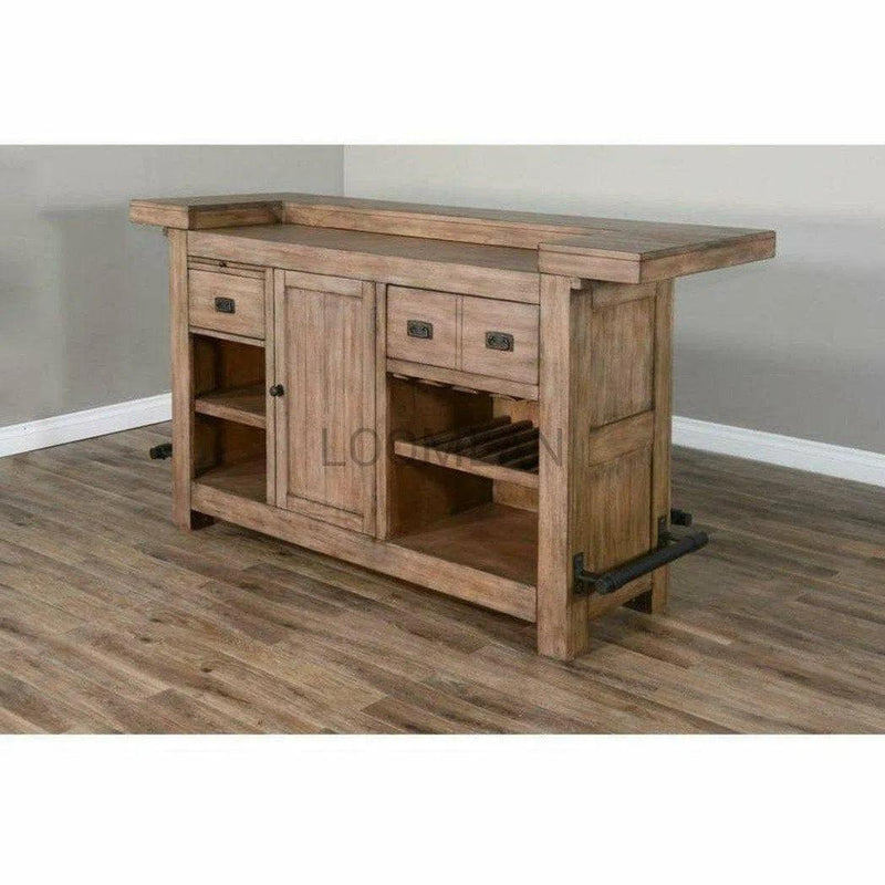 Rustic Farmhouse Basement Bar Island For Home Entertainment Home Bar Islands LOOMLAN By Sunny D