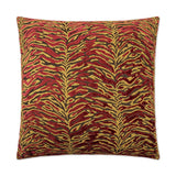 Sabu Ruby Red Throw Pillow With Insert Throw Pillows LOOMLAN By D.V. Kap