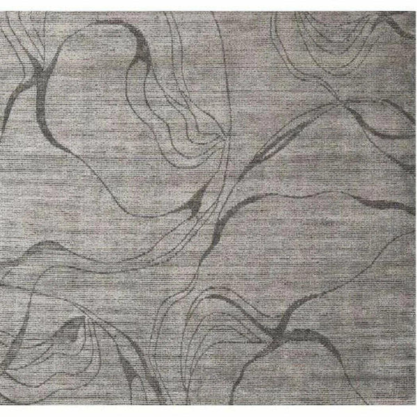 Sachi Silver Grey Brown Multicolor Handmade Wool Rug Area Rugs LOOMLAN By Linie Design