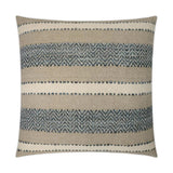 Sacred Valley Stripes Tan Taupe Large Throw Pillow With Insert Throw Pillows LOOMLAN By D.V. Kap