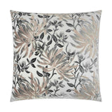 Sadah Blush Transitional Floral Blush Large Throw Pillow With Insert Throw Pillows LOOMLAN By D.V. Kap