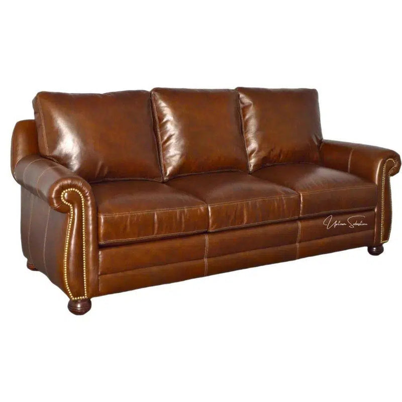 Saddle Up for Comfort on the Leather Sofa Sofas & Loveseats LOOMLAN By Uptown Sebastian