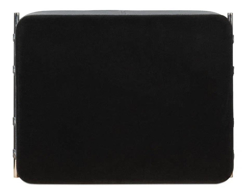 Safari Leather and Steel Grey Tray Trays LOOMLAN By Sarreid