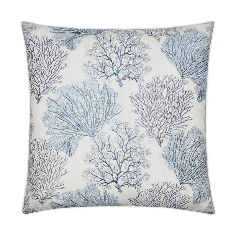 Safe Harbor Blue Throw Pillow With Insert Throw Pillows LOOMLAN By D.V. Kap