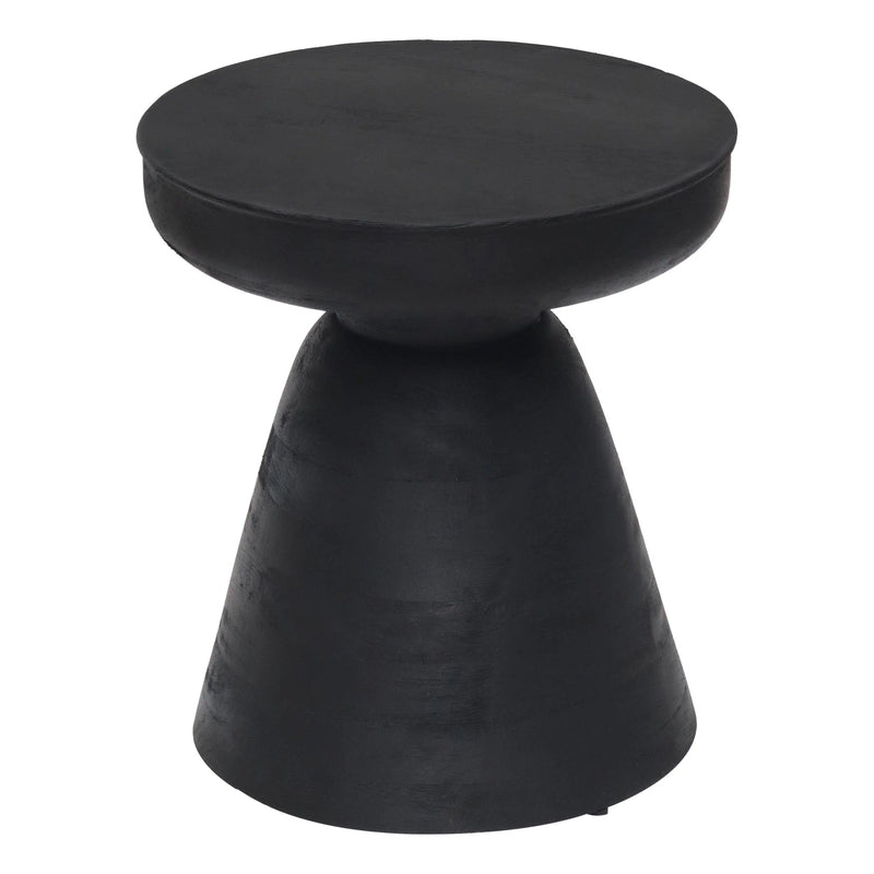 Sage Table Stool Matte Black Side Tables LOOMLAN By Zuo Modern