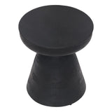 Sage Table Stool Matte Black Side Tables LOOMLAN By Zuo Modern