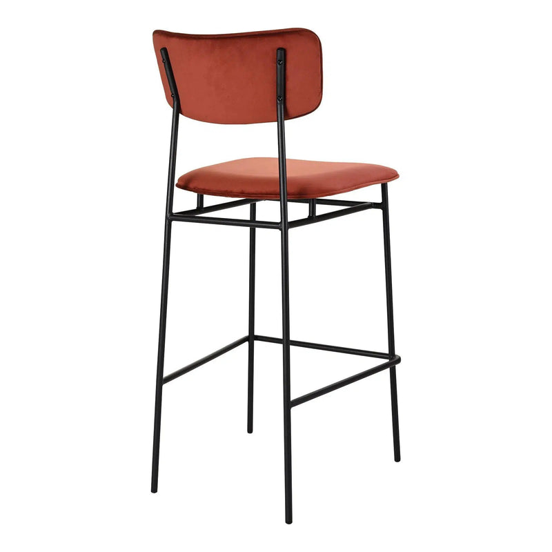 Sailor Modern Amber BarStool Bar Stools LOOMLAN By Moe's Home