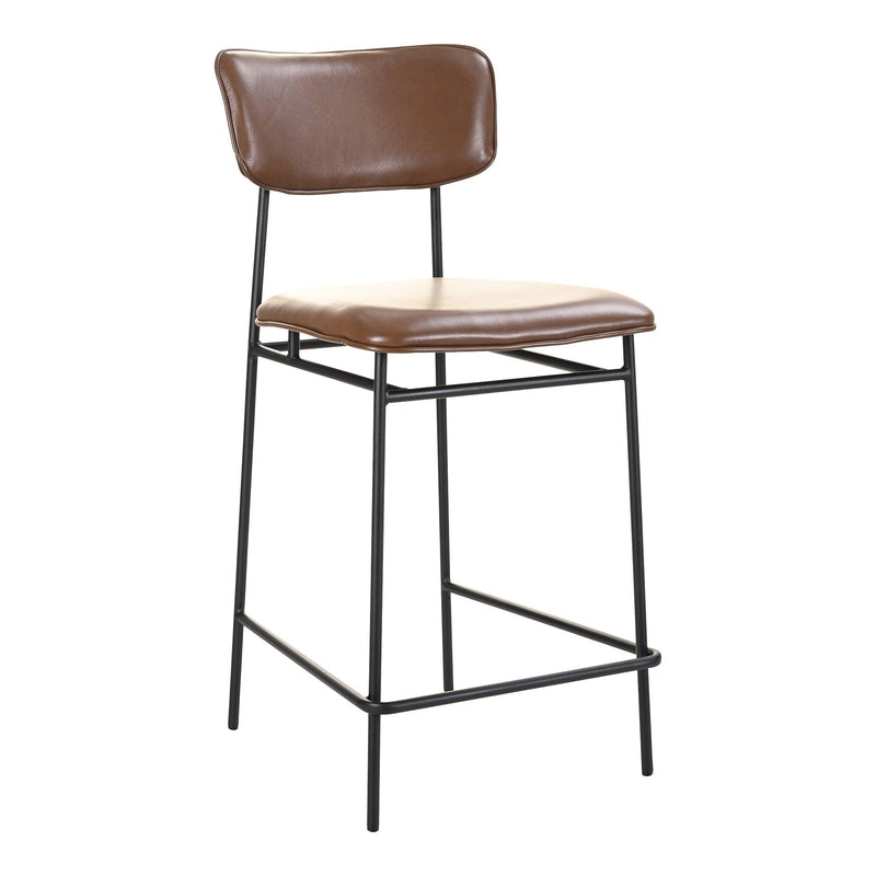 Sailor Wood and Iron Counter Stool Counter Stools LOOMLAN By Moe's Home