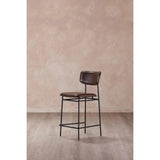 Sailor Wood and Iron Counter Stool Counter Stools LOOMLAN By Moe's Home