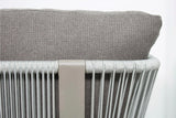 Saint Helena 3 Seat Sofa - Light Gray Outdoor Outdoor Sofas & Loveseats LOOMLAN By Seasonal Living