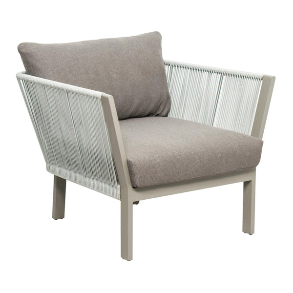 Saint Helena Lounge Chair - Light Gray Outdoor Outdoor Lounge Chairs LOOMLAN By Seasonal Living