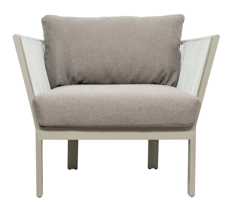 Saint Helena Lounge Chair - Light Gray Outdoor Outdoor Lounge Chairs LOOMLAN By Seasonal Living