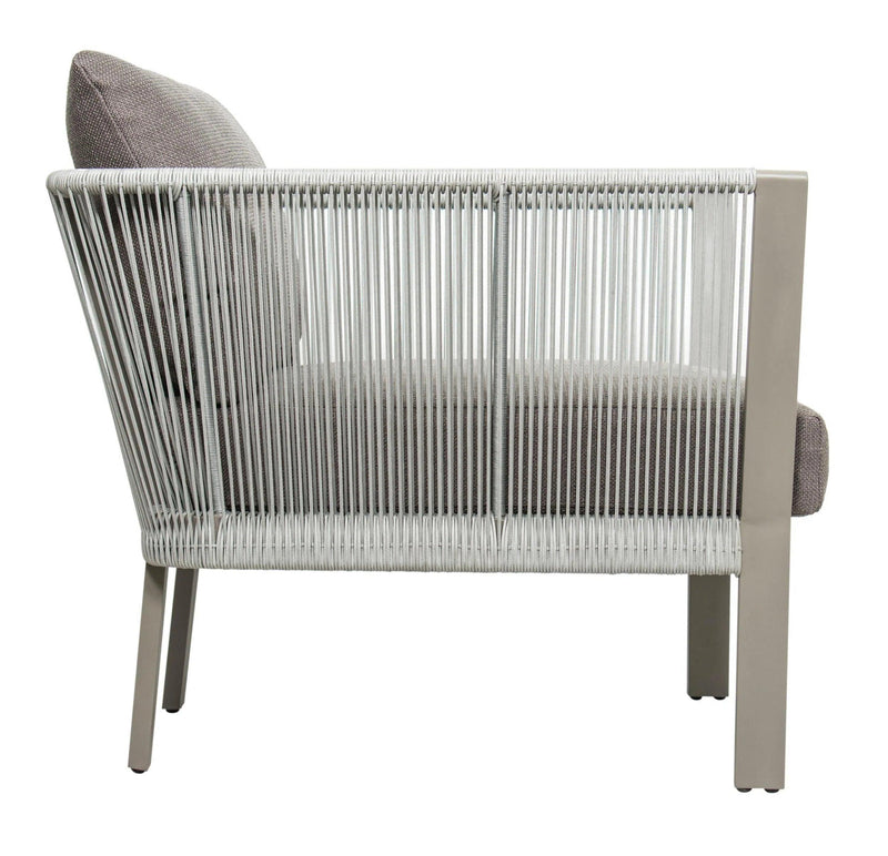 Saint Helena Lounge Chair - Light Gray Outdoor Outdoor Lounge Chairs LOOMLAN By Seasonal Living