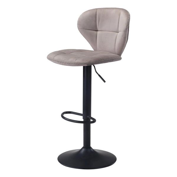 Salem Bar Chair Gray Bar Stools LOOMLAN By Zuo Modern