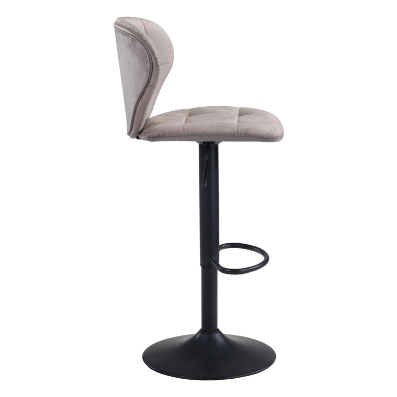 Salem Bar Chair Gray Bar Stools LOOMLAN By Zuo Modern