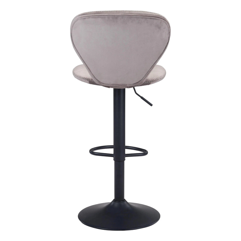 Salem Bar Chair Gray Bar Stools LOOMLAN By Zuo Modern