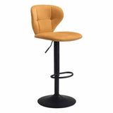 Salem Bar Chair Yellow Bar Stools LOOMLAN By Zuo Modern