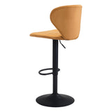 Salem Bar Chair Yellow Bar Stools LOOMLAN By Zuo Modern