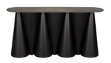 Salt and Pepper Console, Black Steel Console Tables LOOMLAN By Noir