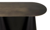 Salt and Pepper Console, Black Steel Console Tables LOOMLAN By Noir