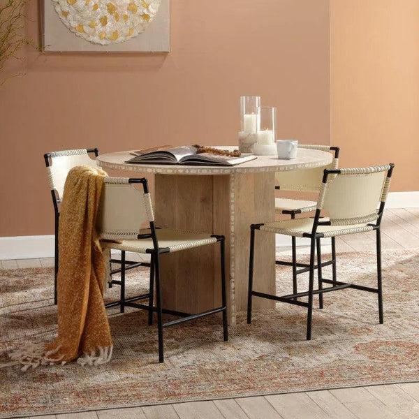 Sama Round Bistro Dining Table Dining Tables LOOMLAN By Jamie Young