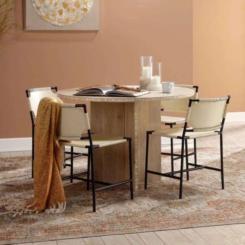 Sama Round Bistro Dining Table Dining Tables LOOMLAN By Jamie Young