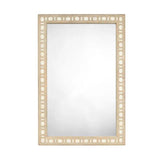 Sama Wood & Bone Inlay Mirror Wall Mirrors LOOMLAN By Jamie Young