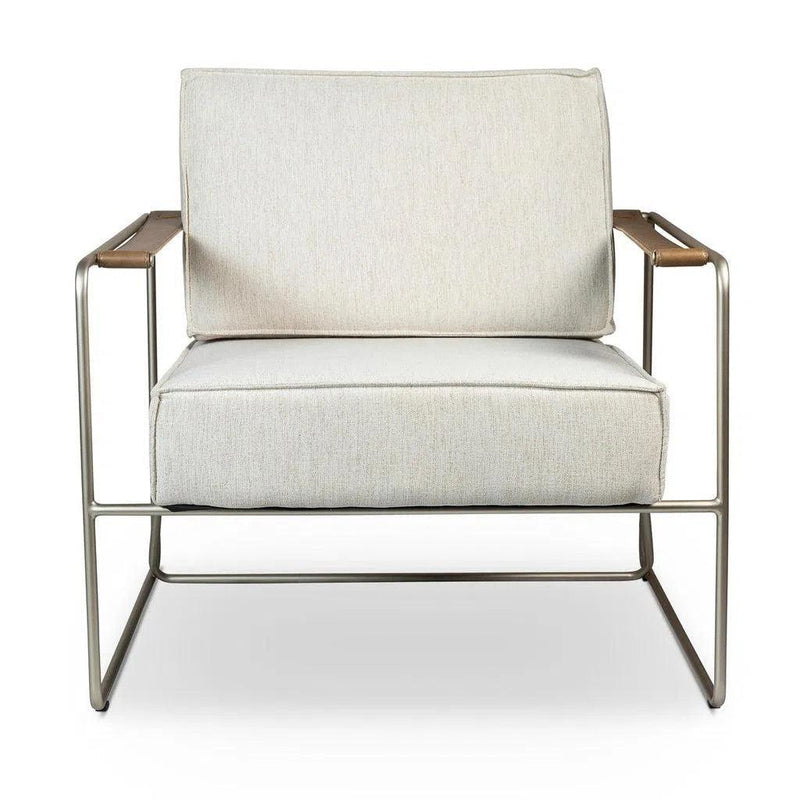 Sampa Boucle Upholstered Arm Chair Club Chairs LOOMLAN By Urbia