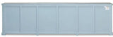 San Marco Bungalow Cabinet for Living Room Blue Grey Finish Sideboards LOOMLAN By Sarreid