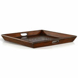 Santa Fe Dark Brown Finish Ottoman Tray Trays LOOMLAN By Sunny D