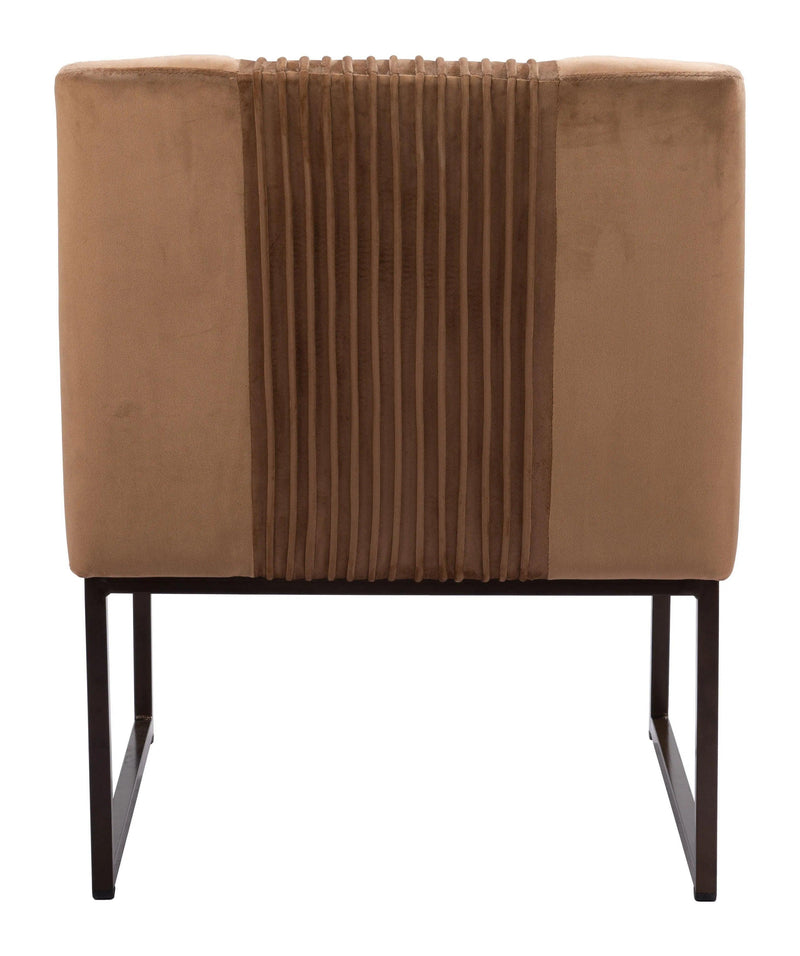 Sante Fe Accent Chair Brown Club Chairs LOOMLAN By Zuo Modern