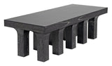 Santos Coffee Table, Cinder Black Coffee Tables LOOMLAN By Noir