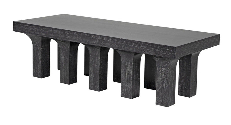 Santos Coffee Table, Cinder Black Coffee Tables LOOMLAN By Noir