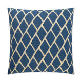 Sanur Blue Throw Pillow With Insert Throw Pillows LOOMLAN By D.V. Kap