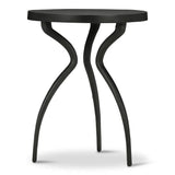 Sarp Aluminum Round End Table Side Tables LOOMLAN By Urbia