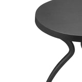 Sarp Aluminum Round End Table Side Tables LOOMLAN By Urbia