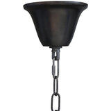 Sassari Black Steel Pendant Pendants LOOMLAN By Noir