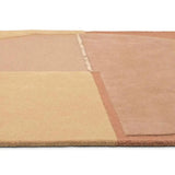 Satomy Rose Geometric Multicolor Handmade Wool Rug Area Rugs LOOMLAN By Linie Design