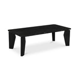 Satona Marble and Acacia Wood Black Rectangular Coffee Table Coffee Tables LOOMLAN By Moe's Home