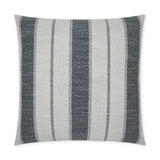 Sconset Stormy Grey Throw Pillow With Insert Throw Pillows LOOMLAN By D.V. Kap