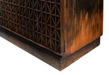 Scrubboard Front Sideboard Ebony Sideboards LOOMLAN By Sarreid