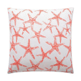 Sea friends Salmon Red Throw Pillow With Insert Throw Pillows LOOMLAN By D.V. Kap