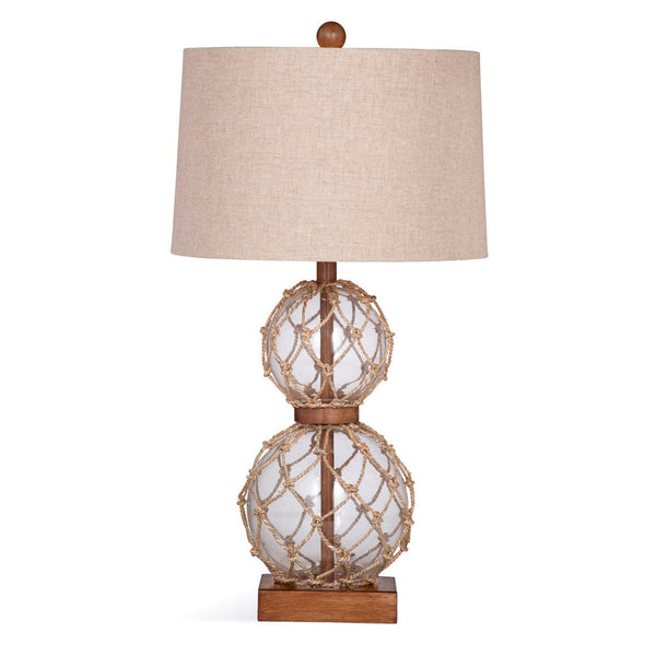 Seaside Glass Brown Table Lamp Table Lamps LOOMLAN By Bassett Mirror